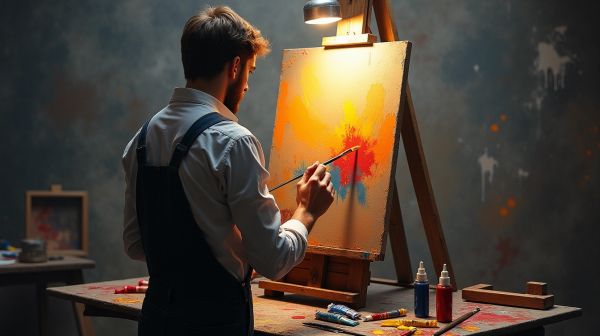 Le savoir-faire d'un peintre se voit dès la première couche